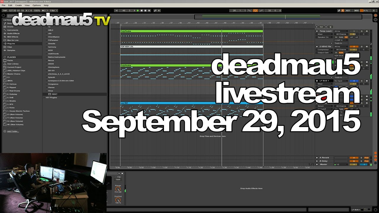 Deadmau5 livestream - September 29, 2015 [09/29/2015]