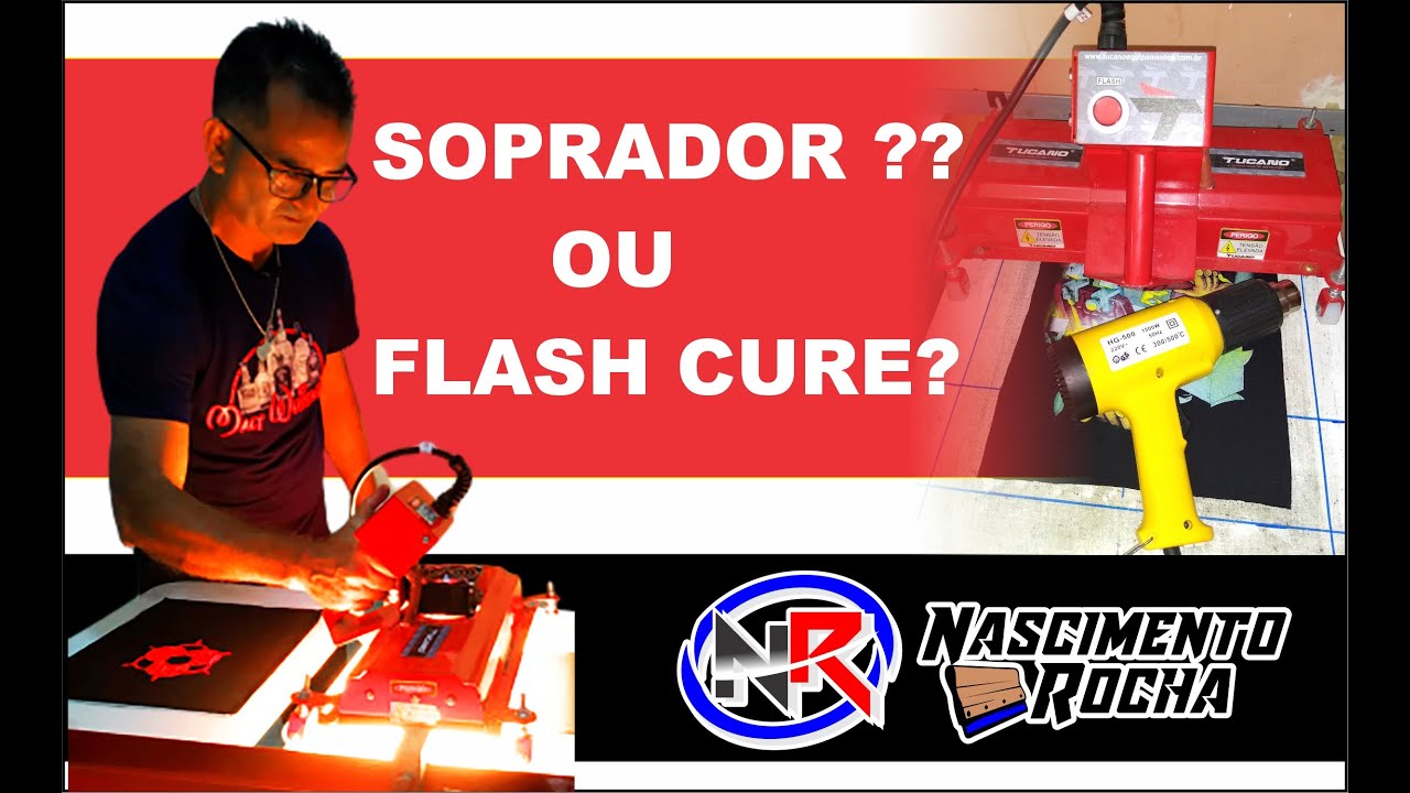 SOPRADOR OU FLASH CURE? o que comprar para começar na Serigrafia?