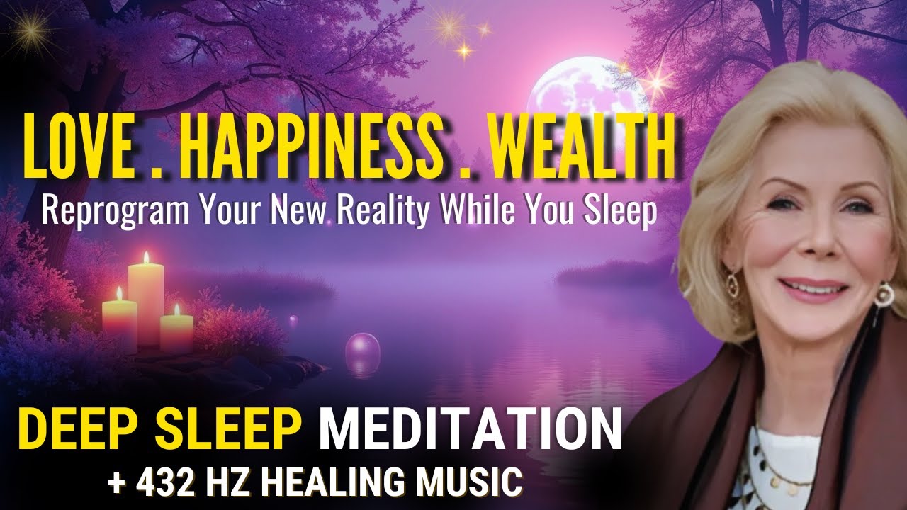 Reprogram Subconscious for Love, Happiness & Wealth (Louise Hay Sleep Meditation)