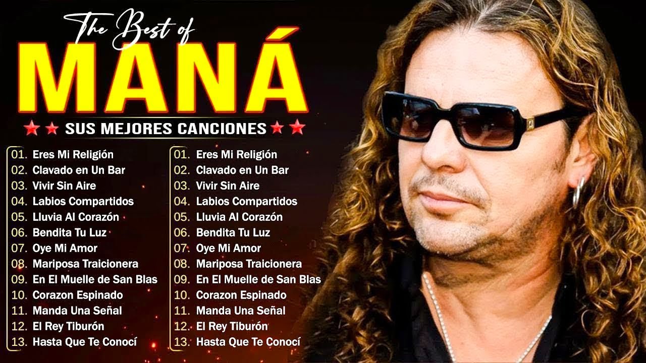 Mana 50 Super Éxitos Románticas Inolvidables MIX ~ MANA ÉXITOS Sus Mejores Canciones #t4