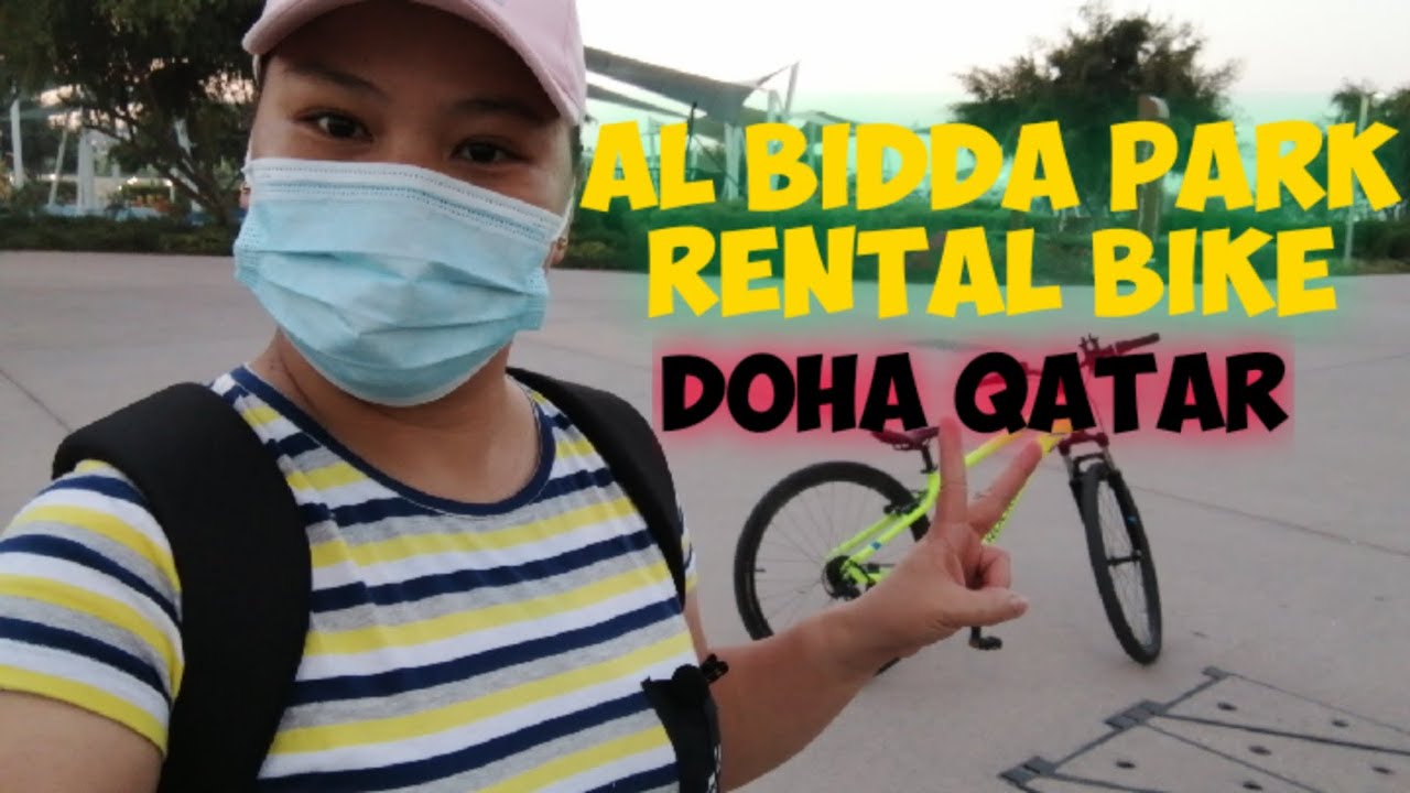 THE DAY IN AL-BIDDA PARK|| DRIVING BIKE || RENT BIKE|| Phil Qatar Life