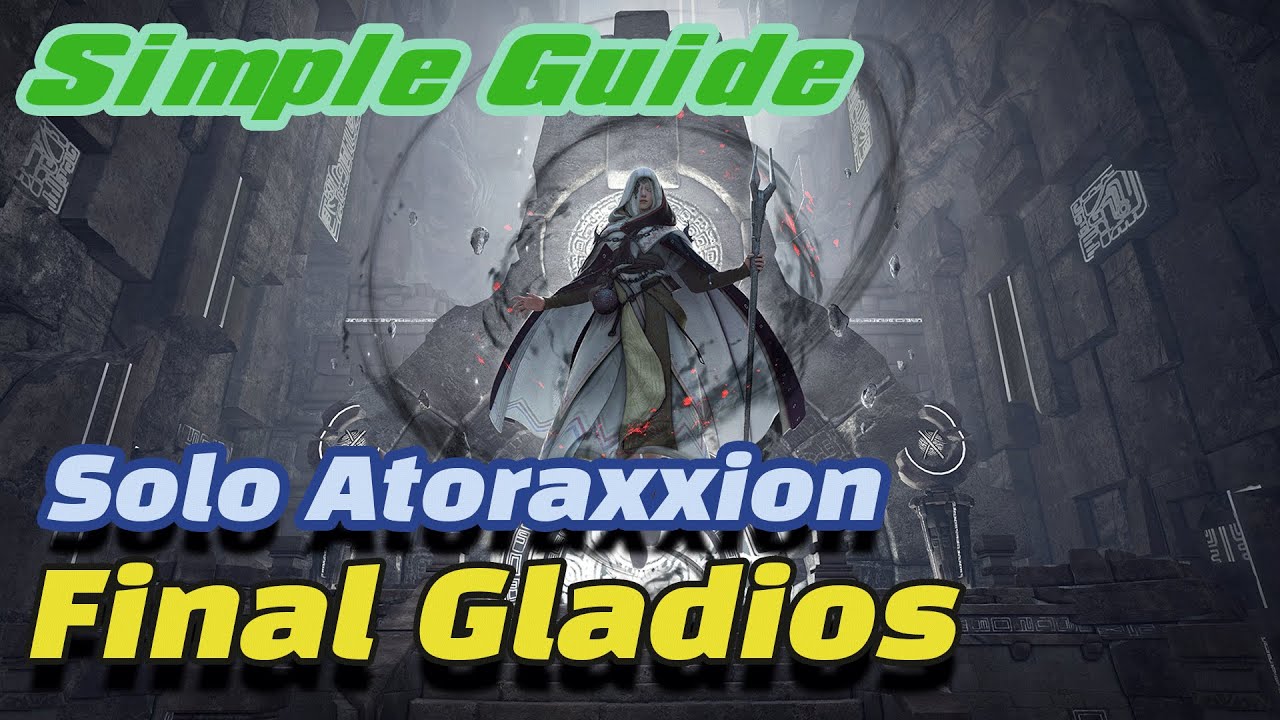 [BDO] the Final Gladios Atoraxxion simple guide