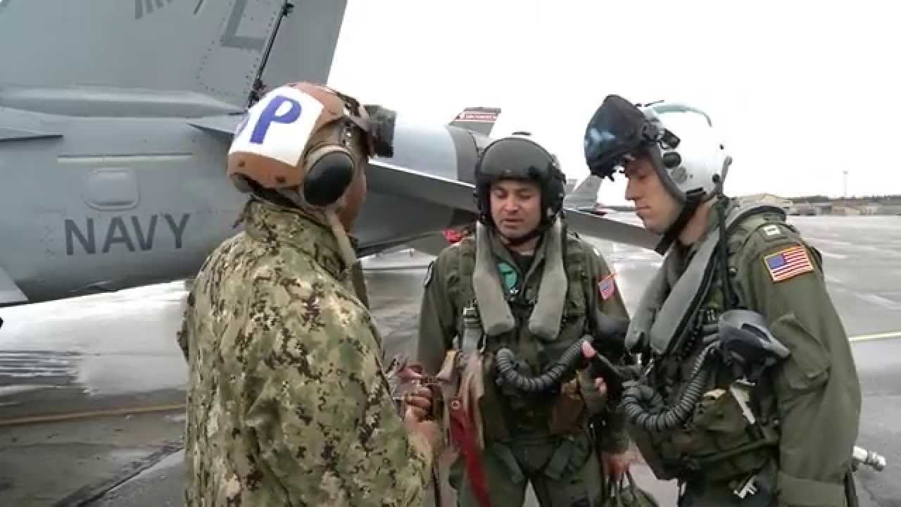 Naval Plane Captain Launches Jet