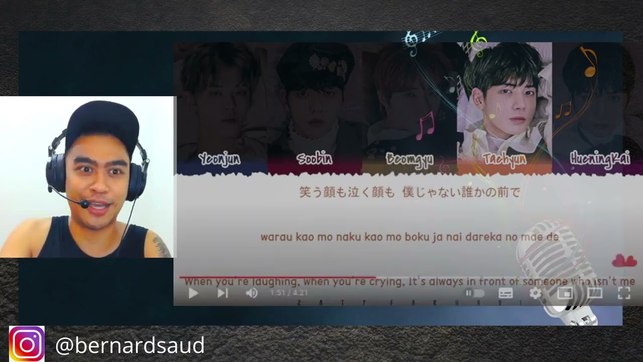 TXT - 'Hitori no Yoru' ひとりの夜 | SINGER REACTION