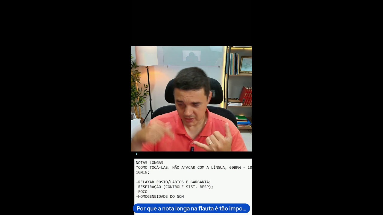 Por que a nota longa na flauta é tão importante?