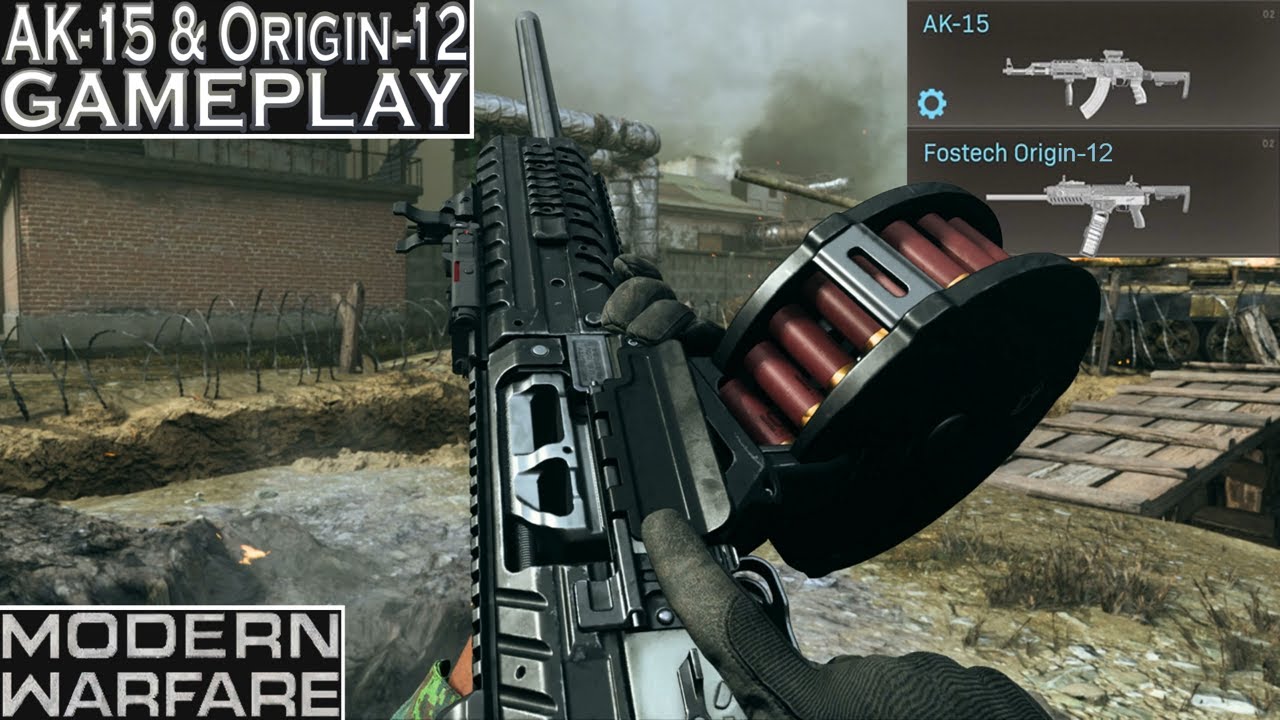 Modern Warfare AK-15 (AK-47) & Fostech Origin-12 (Origin 12 Shotgun) Gameplay
