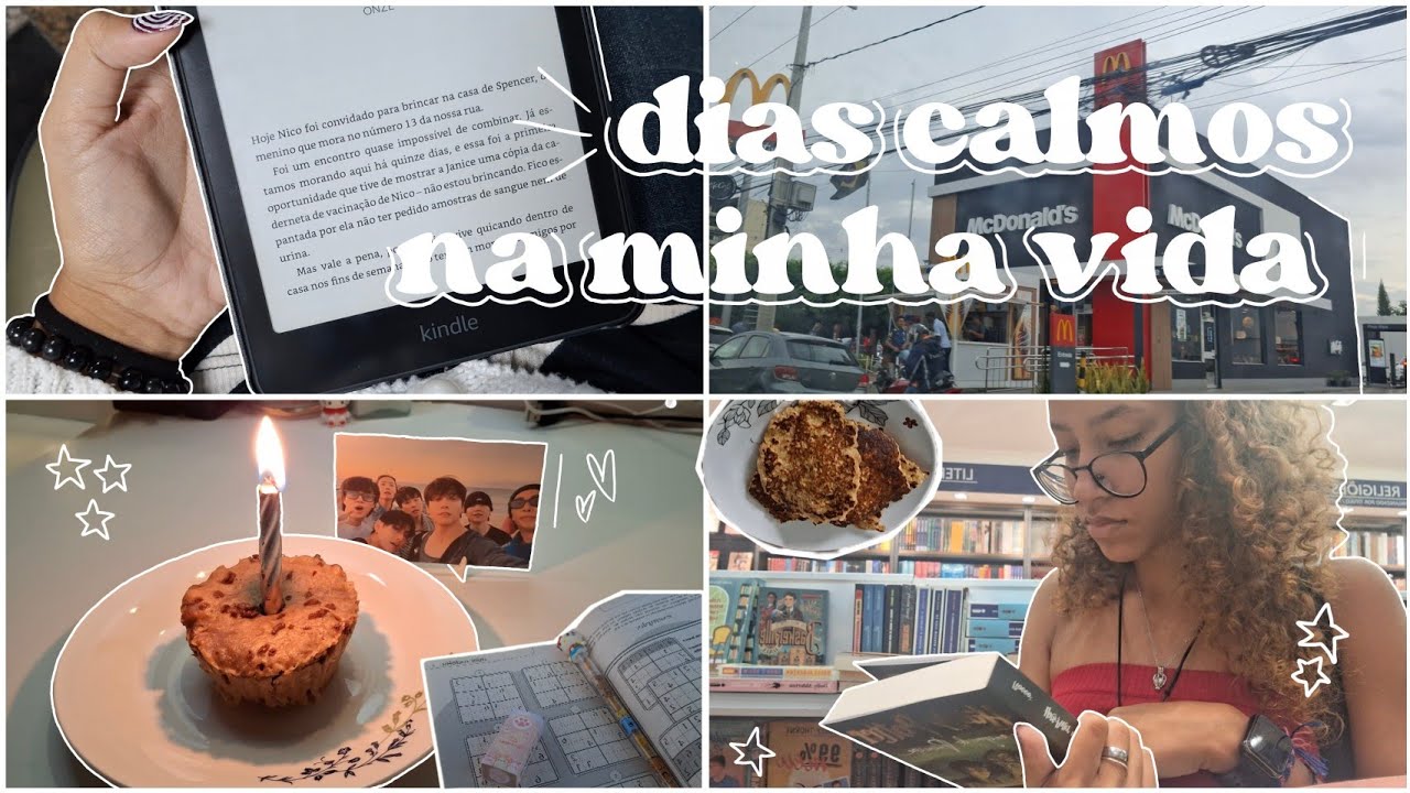 vlog: dias calmos ✨ - muita leitura, haul, cozinhando e mais!