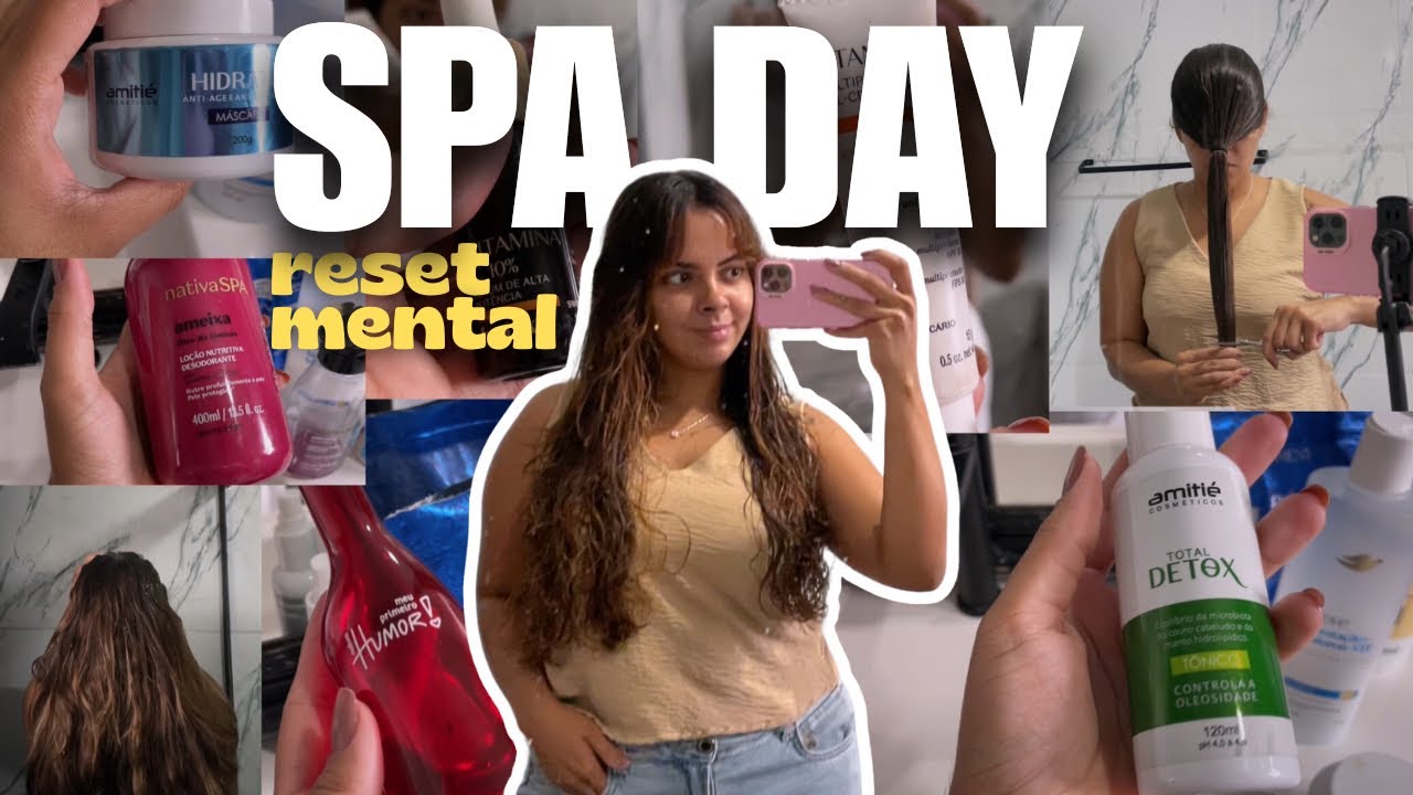 SPA DAY COMPLETO PRA COMEÇAR O ANO BEM | tentando sair do desânimo depois de um ano difícil…