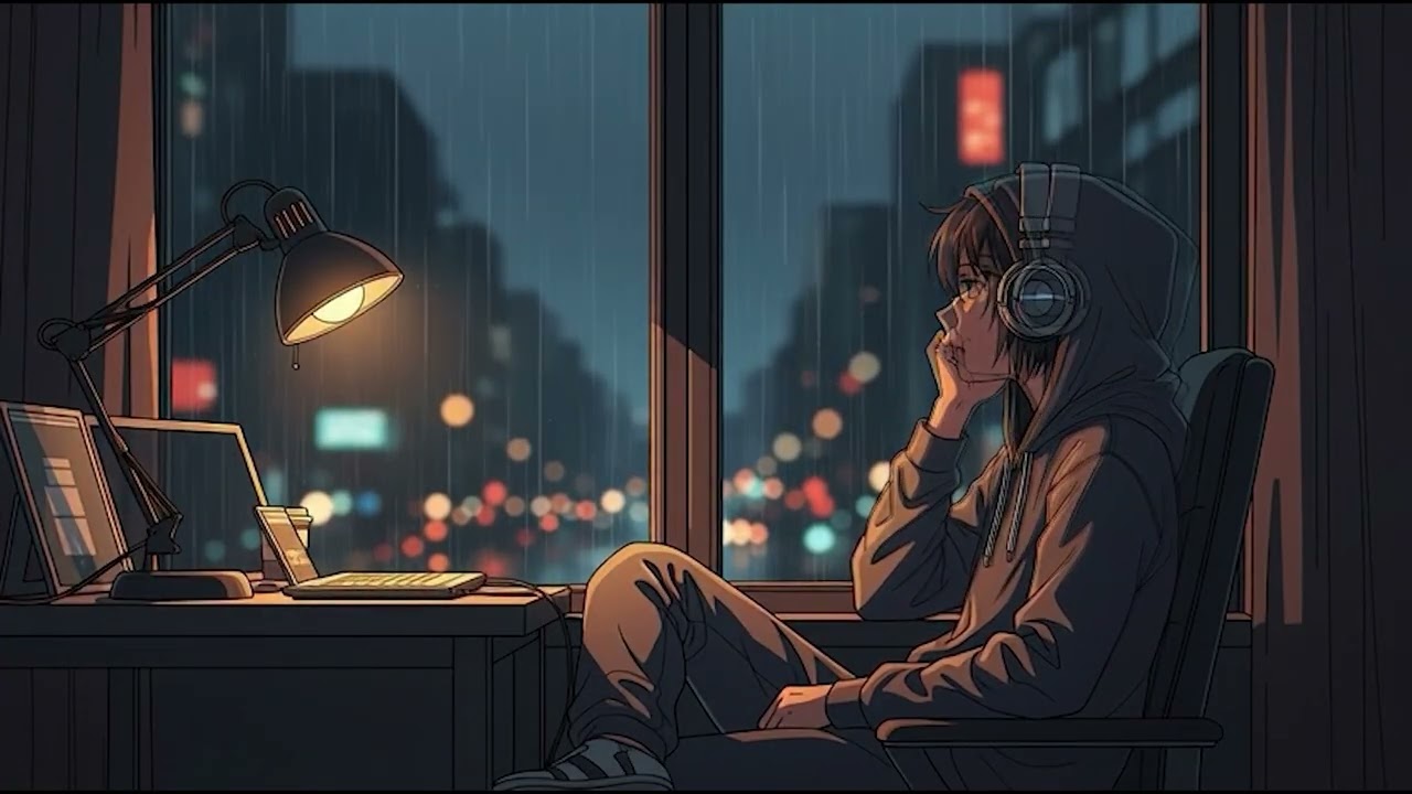 Night Rain Lofi 🌧️ Chill Beats for Studying & Relaxing