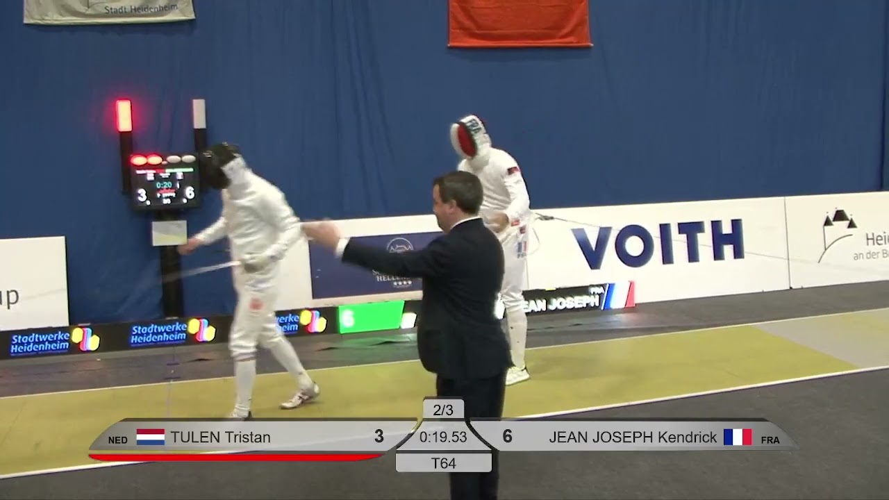 2024 98 T64 10 M E Individual Heidenheim GER WC YELLOW TULEN NED vs JEAN JOSEPH FRA