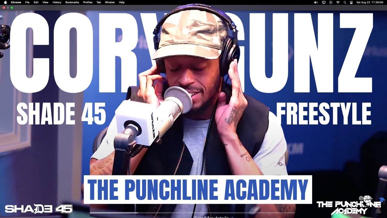 CORY GUNZ SPAZZES OUT‼️ The Punchline Academy Freestyle On Shade 45!