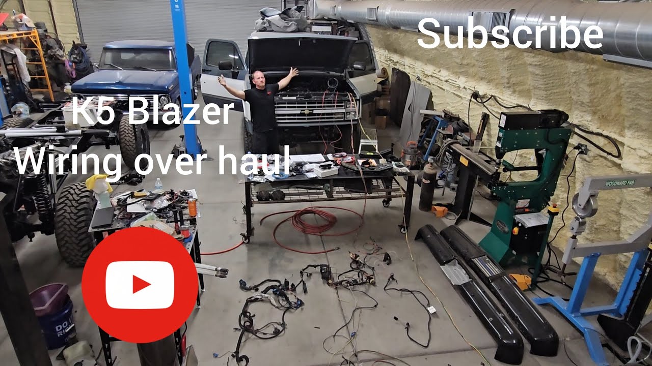 K5 Blazer restomod complete wire harness change out. Pt1