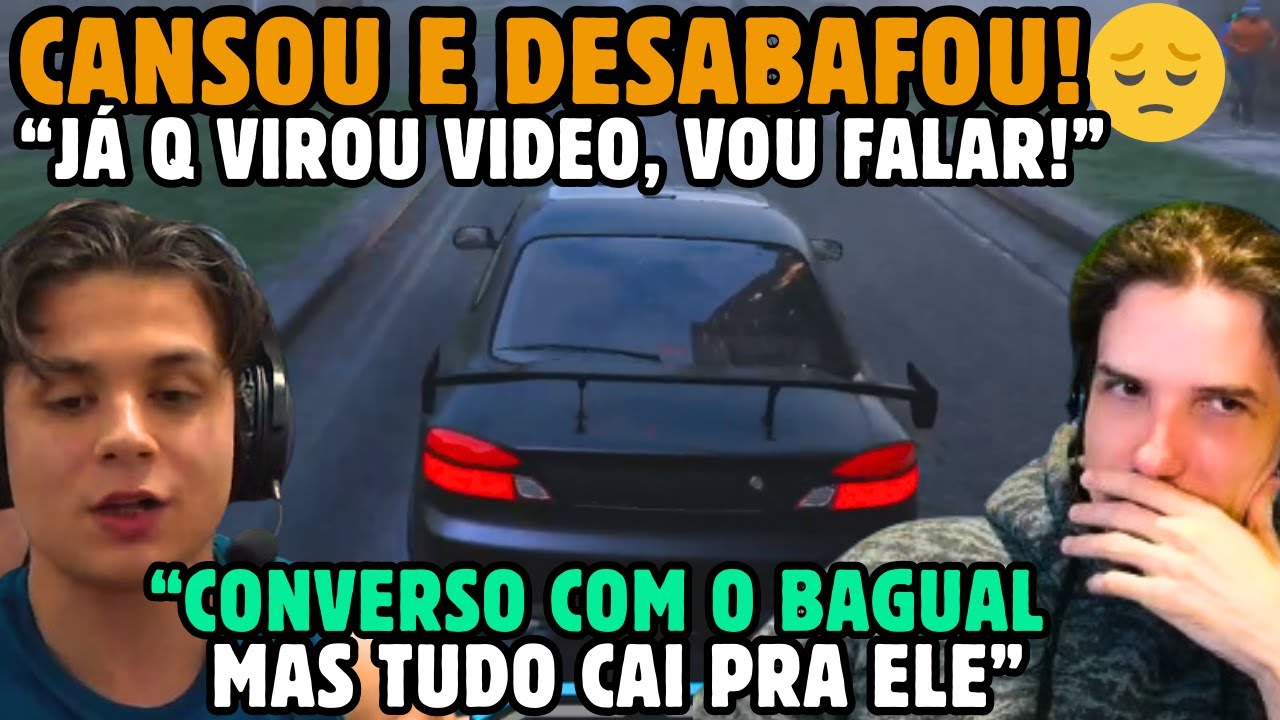 😳CANSOU!😣PAULINHO O LOKO DESABAFA após TANTA TR3T4 c/ BAGUAL! CAPITAL GTA RP