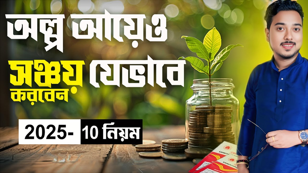 অল্প আয়ে কিভাবে সঞ্চয় বাড়াবেন | Save Money in Low Income 2025 | Smart Budget  Money SavingsTips