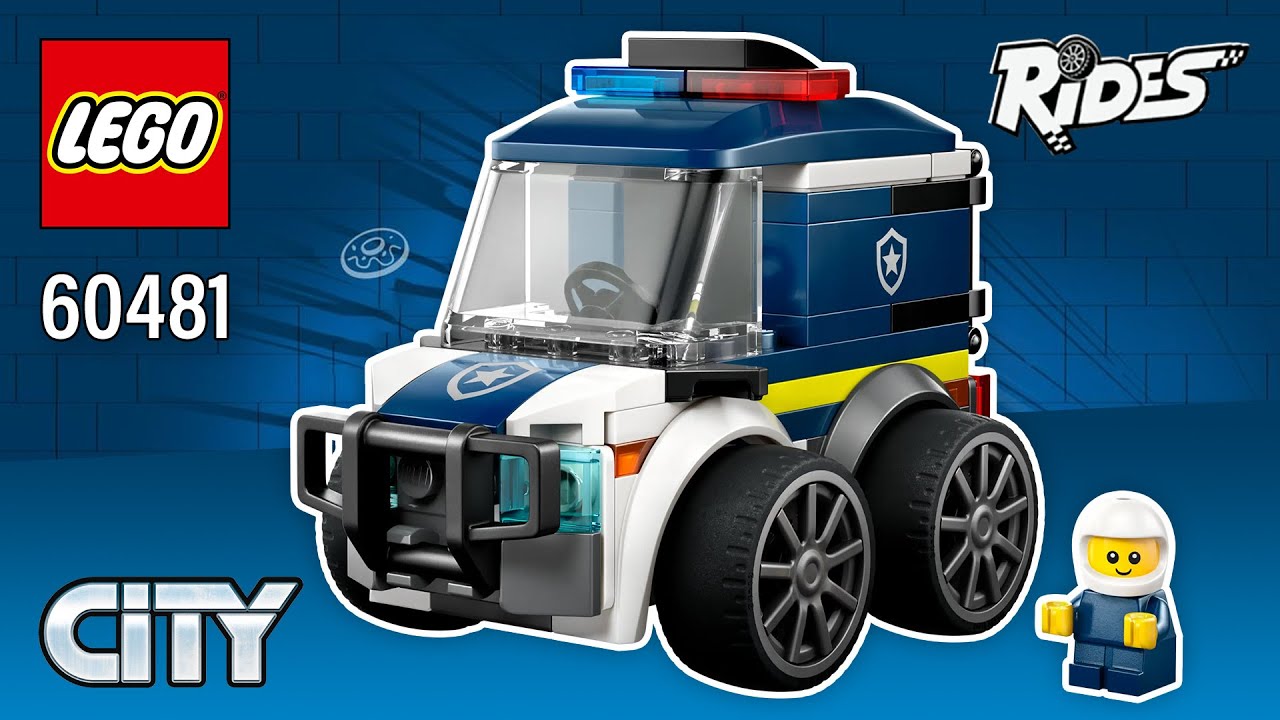 LEGO City Rides &ndash; Police Truck (60481)[71 pcs] Step-by-Step Building Instructions @TopBrickBuilder