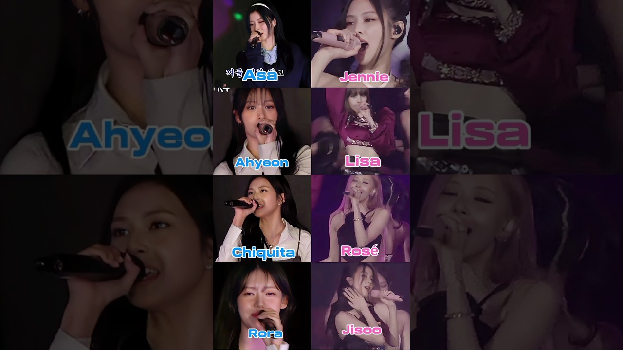 BABYMONSTER X BLACKPINK SINGING [PINK VENOM] #shorts