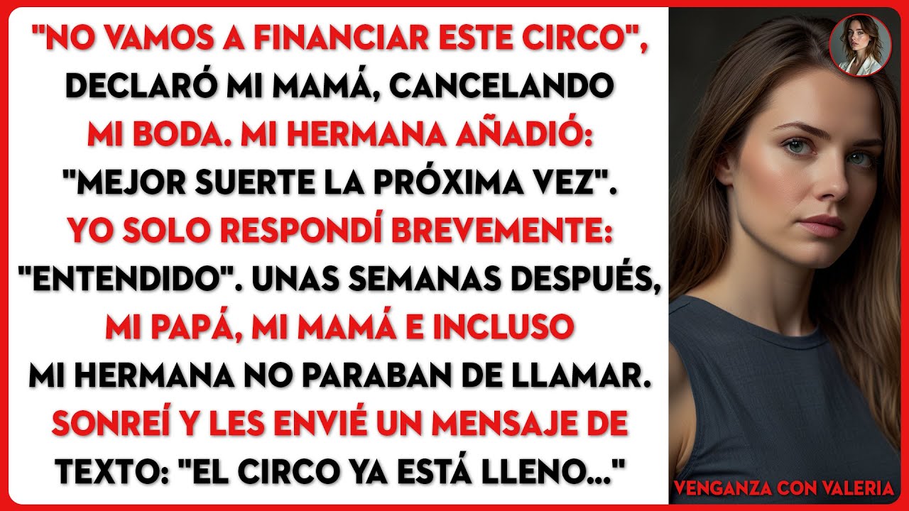 Mi mamá canceló mi boda diciendo: 