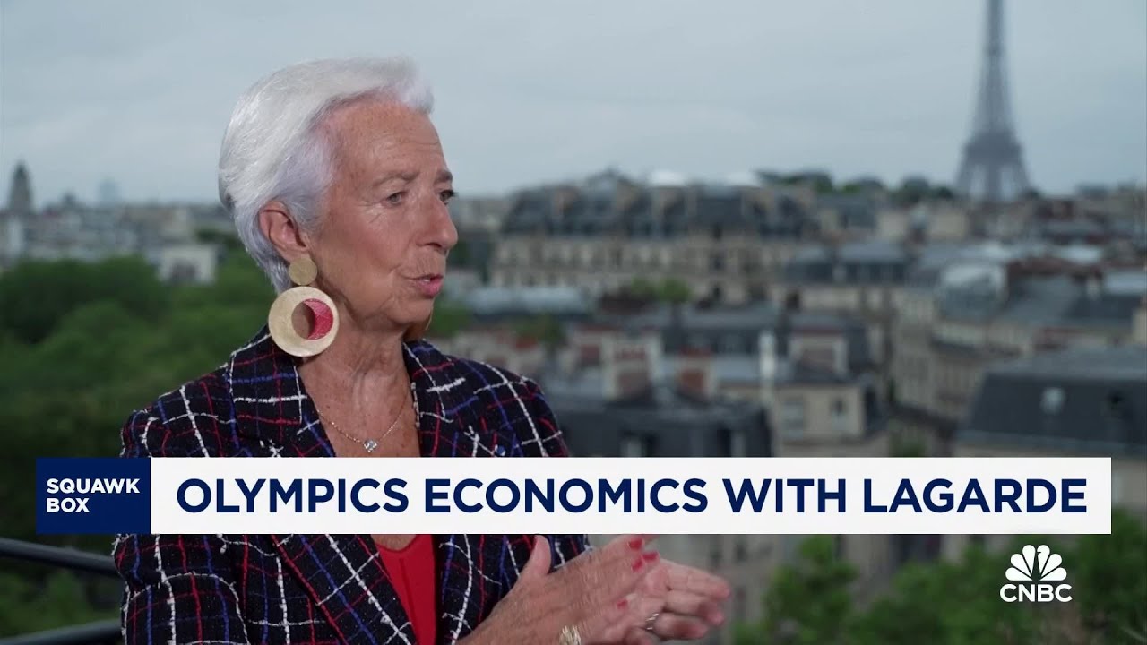 ECB President Christine Lagarde on the economic impact of the Olympics