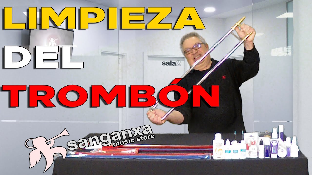 Limpieza del trombón de varas