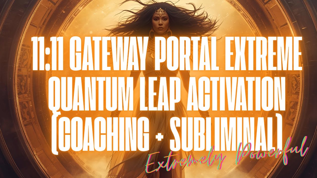 11:11 GATEWAY PORTAL EXTREME QUANTUM LEAP ACTIVATION (COACHING + SUBLIMINAL) EXTREMELY POWERFUL!