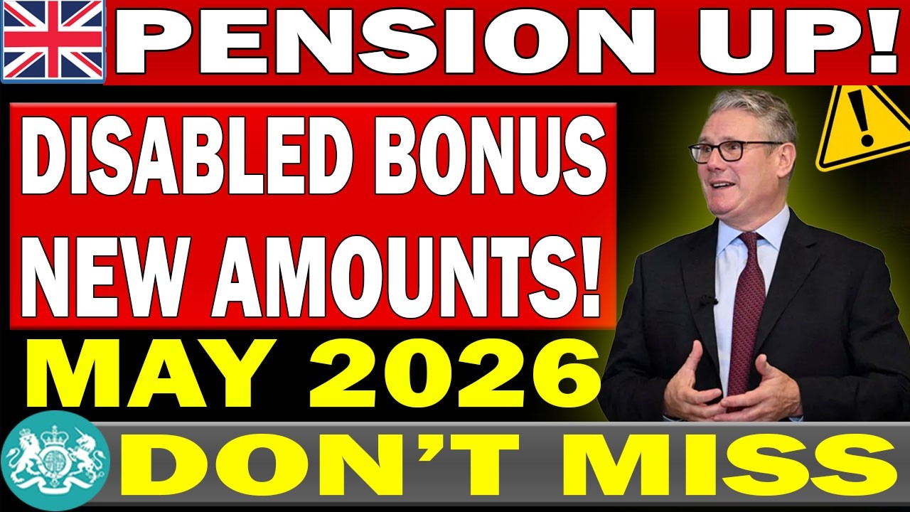 PENSION 2026 📈 NEW AMOUNTS FROM MAY + TABLE OF MINIMUM INCREASES FOR DISABLED PEOPLE