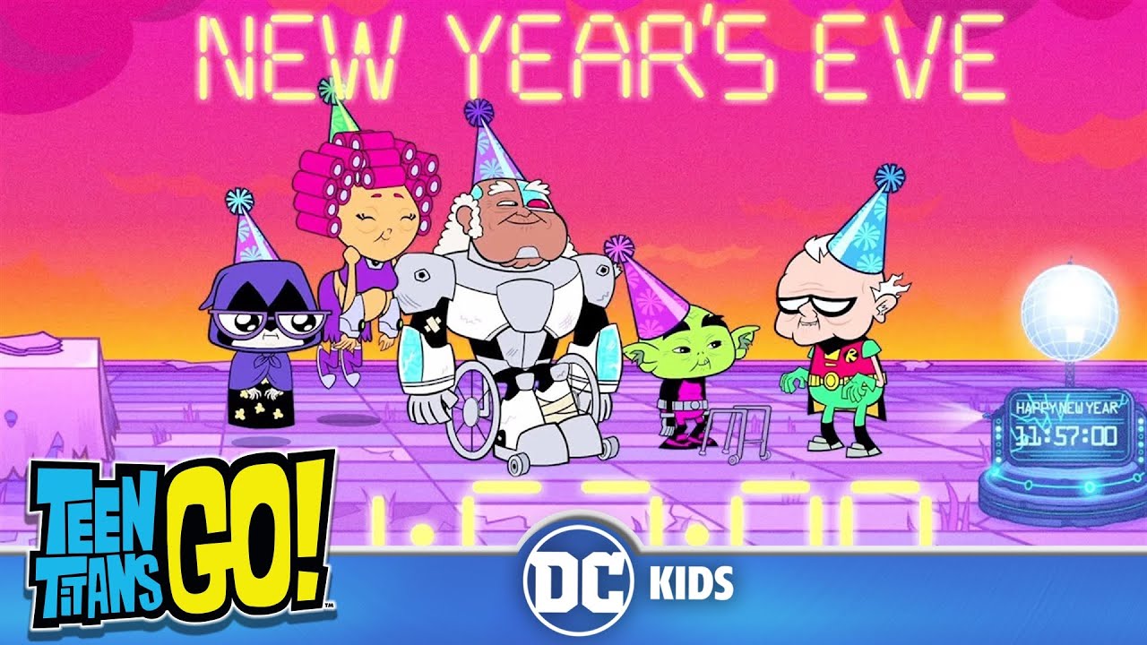 Teen Titans Go! | New Years Eve With The Titans | @dckids