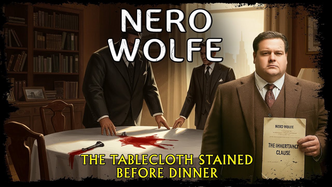 Nero Wolfe & The Tablecloth Stained Before Dinner | A Nero Wolfe Story