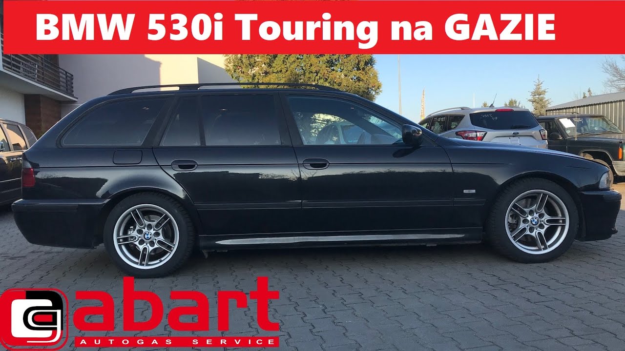 Klasyczne BMW 530i Touring E39 pociska na gazie ze Stagiem QMAX