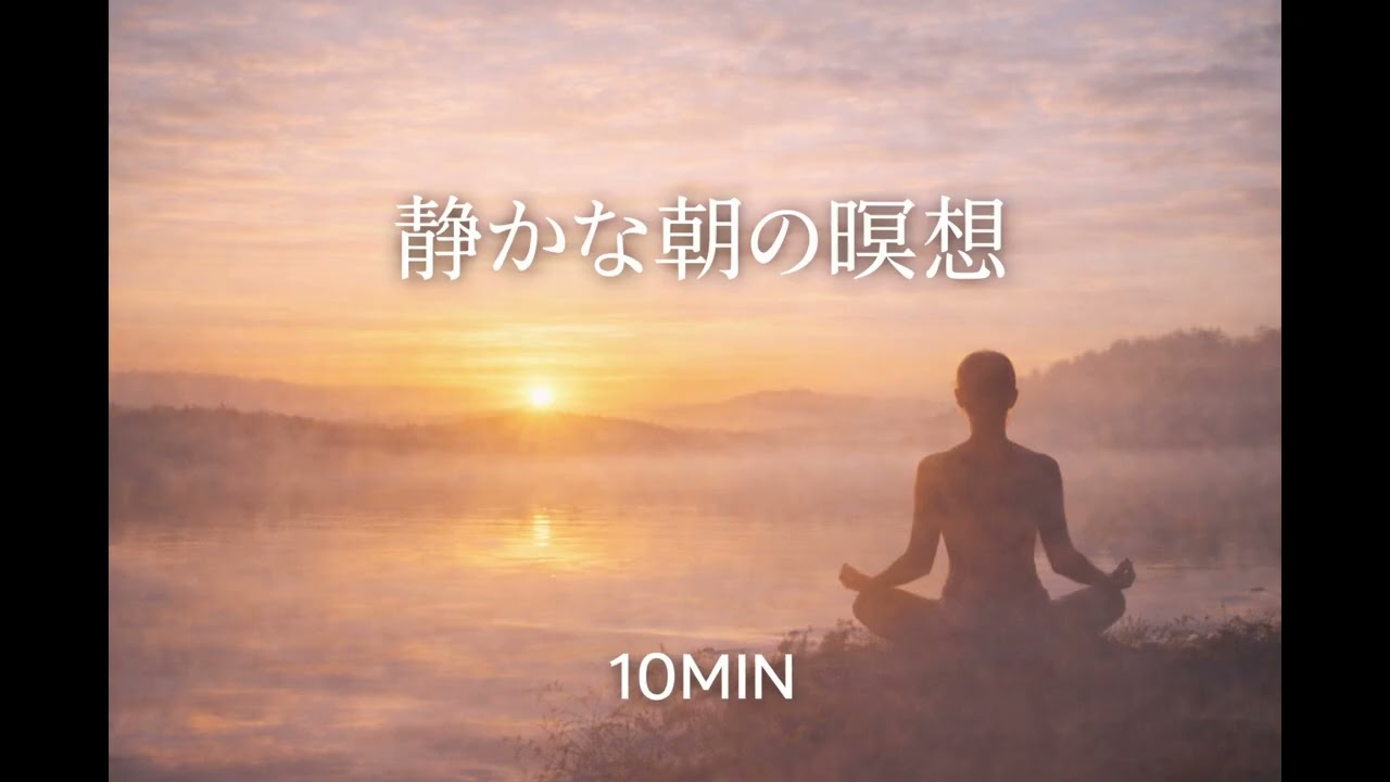 静かな朝の瞑想 – 10分間のリセット/Quiet Morning Meditation – 10 Min Reset