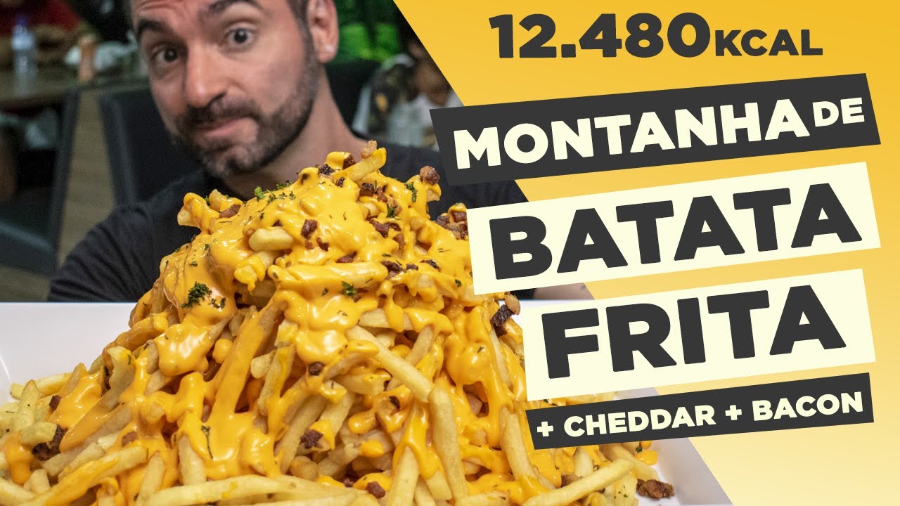 MONTANHA DE BATATA FRITA!! (12.480 KCAL)