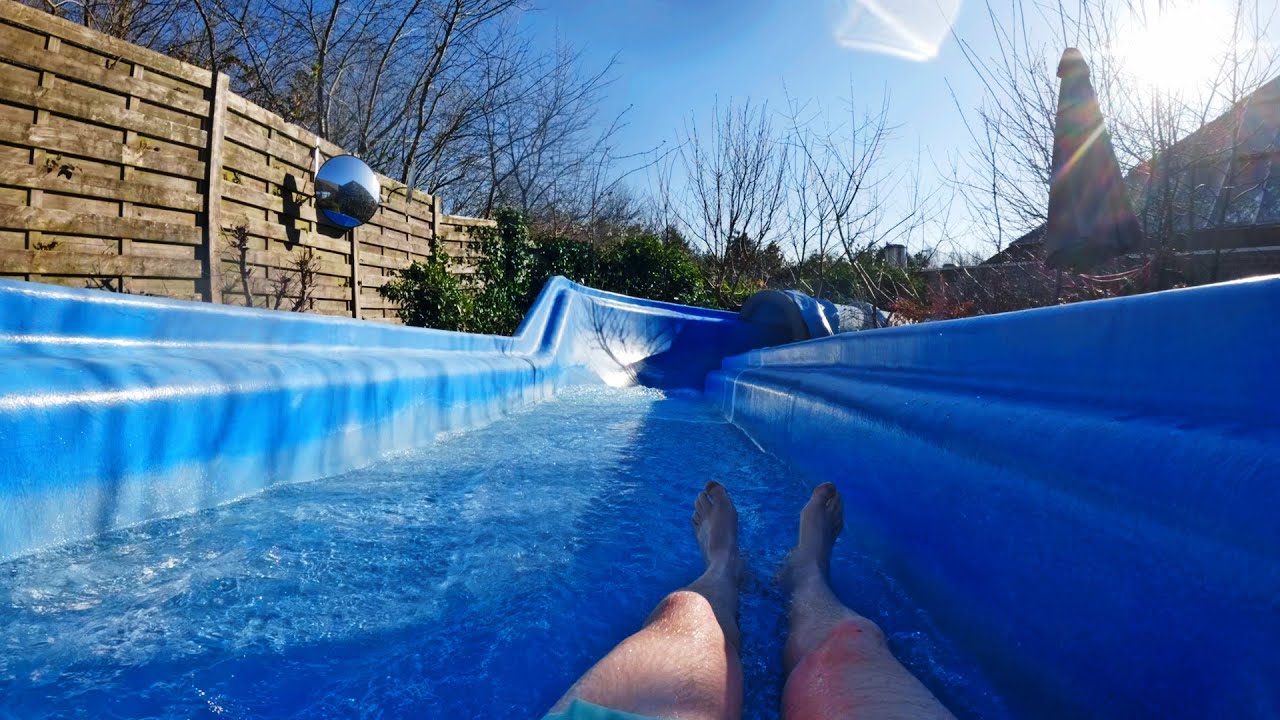 Weird Rapids Water Slide at Sunparks Kempense Meren