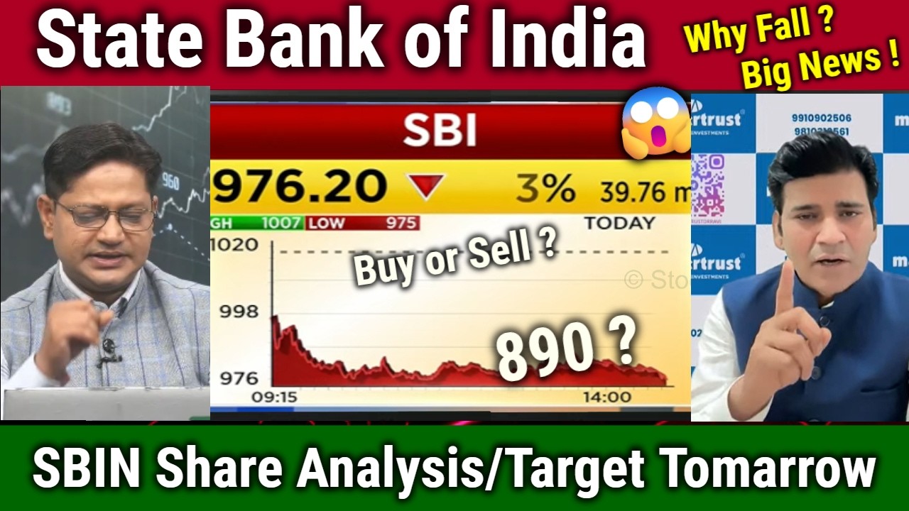 State Bank of India share Analysis,Why fall ?Buy,hold or sell ?/SBI Share news Today,target tomorrow