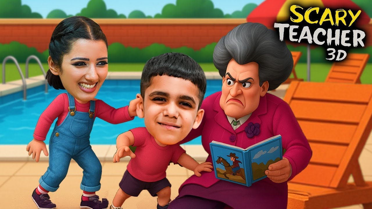 Miss T ke bache ko aaj bahut mara🤣