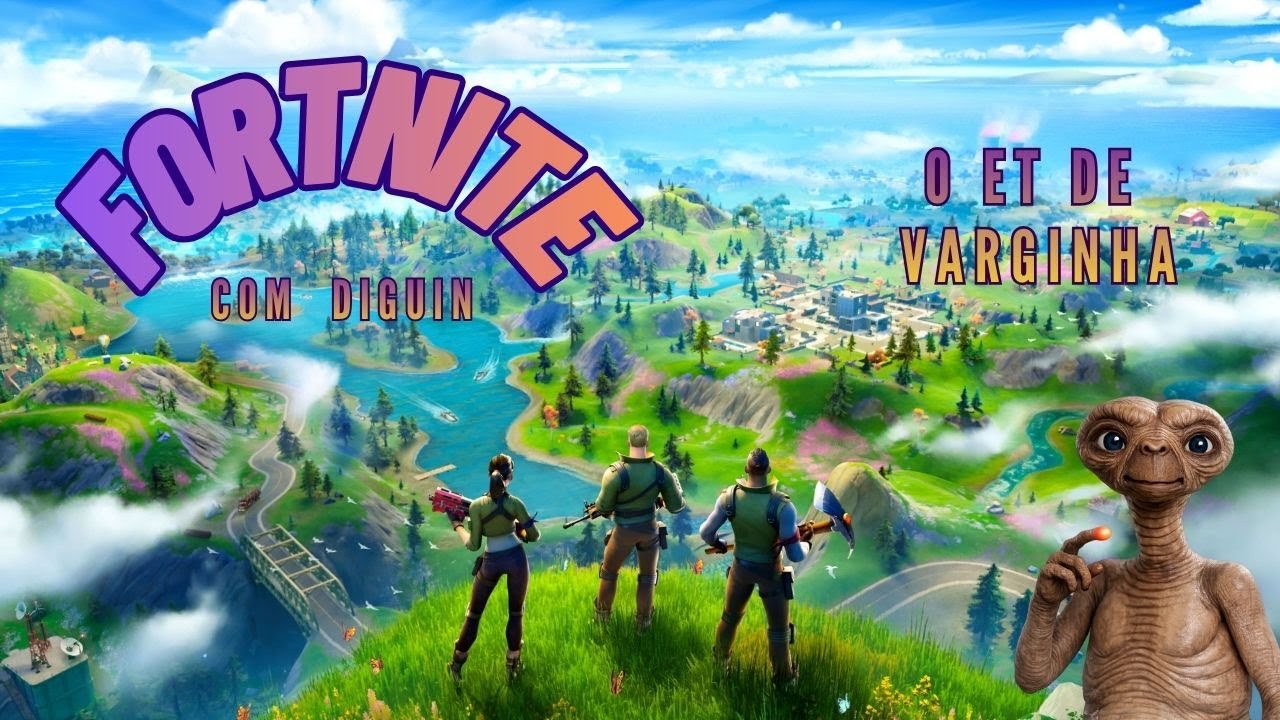 ET de Varginha no Fortnite?? - Gameplay do Diguin