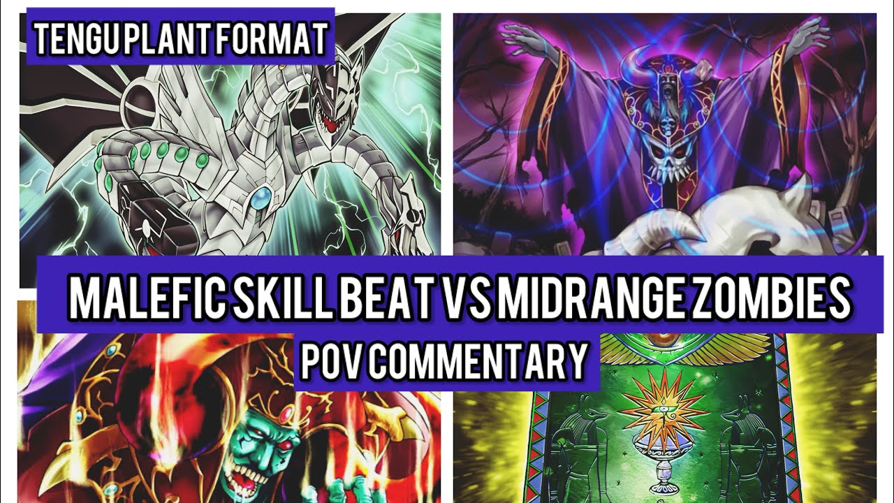 POV Tengu Plant Format Commentary - Midrange Zombies vs Malefic Skill Beat (Round 2) @coretcg