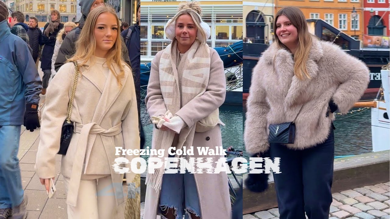 COPENHAGEN Downtown 4k Walking Tour (DK) [4K Ultra HD/ 30fps] Winter Walk 2025 Denmark