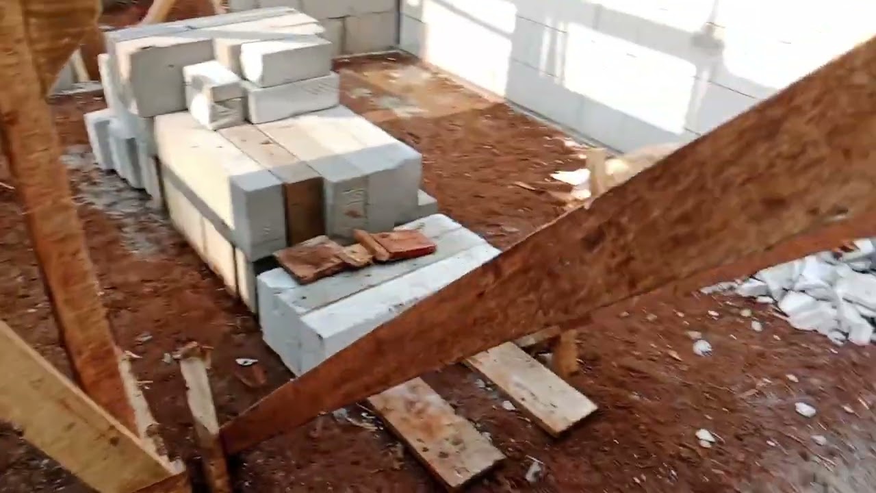 Bangun rumah 6x6 part 6 | pasang bata hebel dan jendela wc