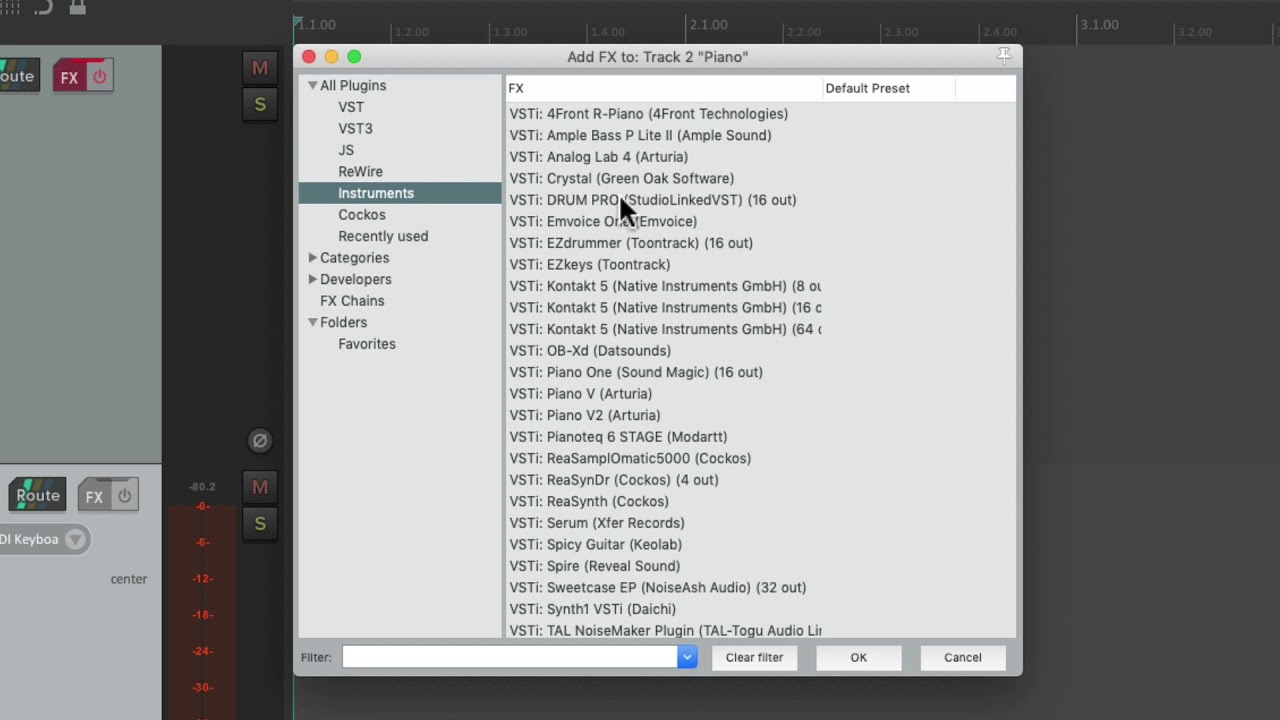 NINJAM (Online Jamming Plugin) in REAPER