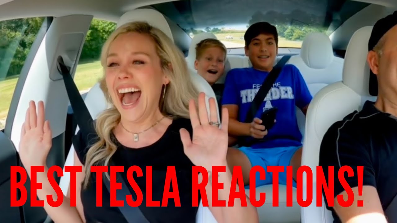 ПОДБОРКА ЛУЧШИХ РЕАКЦИЙ НА ПРОИЗВОДИТЕЛЬНОСТЬ TESLA MODEL 3 | Разгон и запуск | Том 2