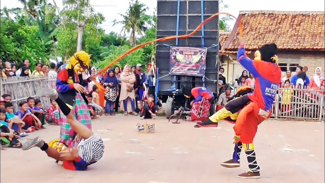 Lucunya Atraksi Badut Topeng Menyon 20 Januari 2019 odong odong MKG di Bekasi