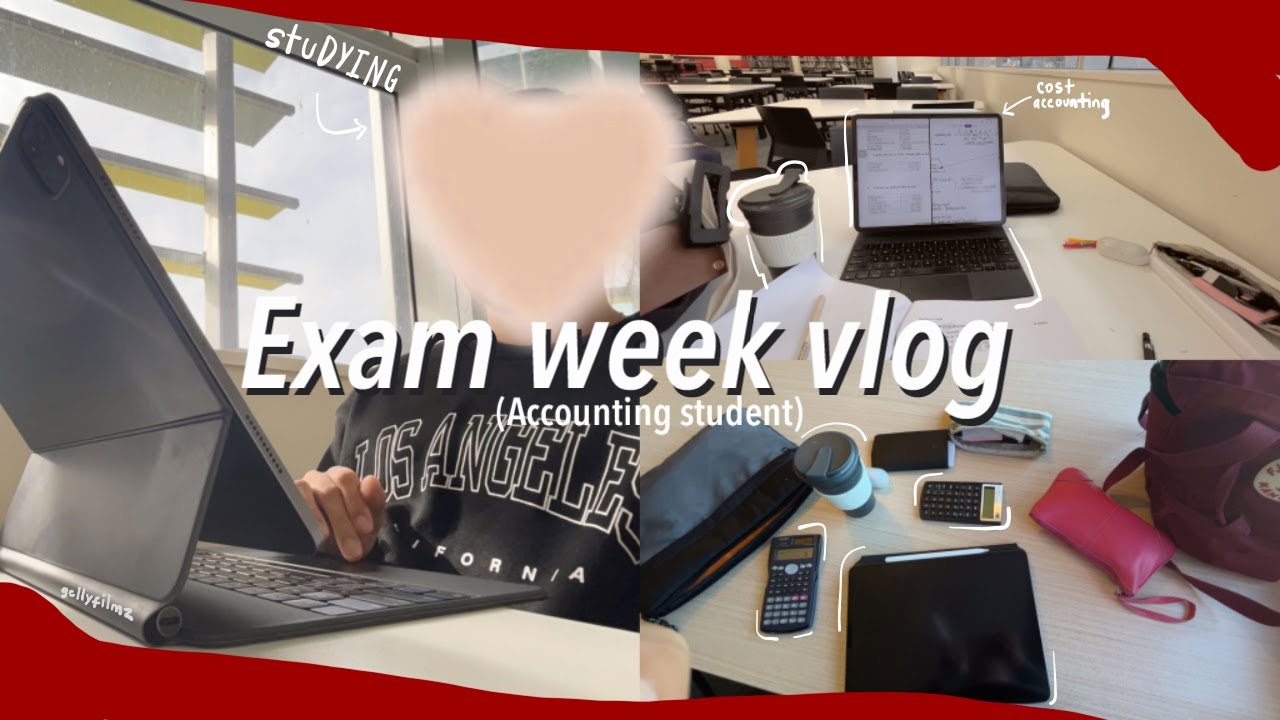 Surviving 3 Back-to-Back Exams as an Accounting Student (STUDY VLOG #2)