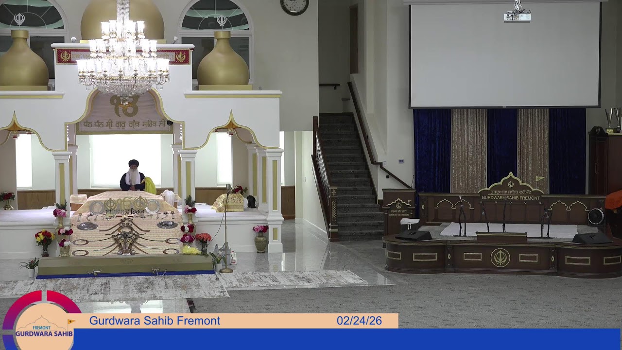 Gurdwara Sahib Fremont Morning Diwan 2026-02-24