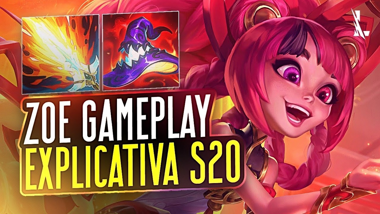 ZOE GAMEPLAY EXPLICATIVA S20 | UM DOS MELHORES MAGOS PARA A SOLOQ E FARMAR PDL!! | LoL Wild Rift 