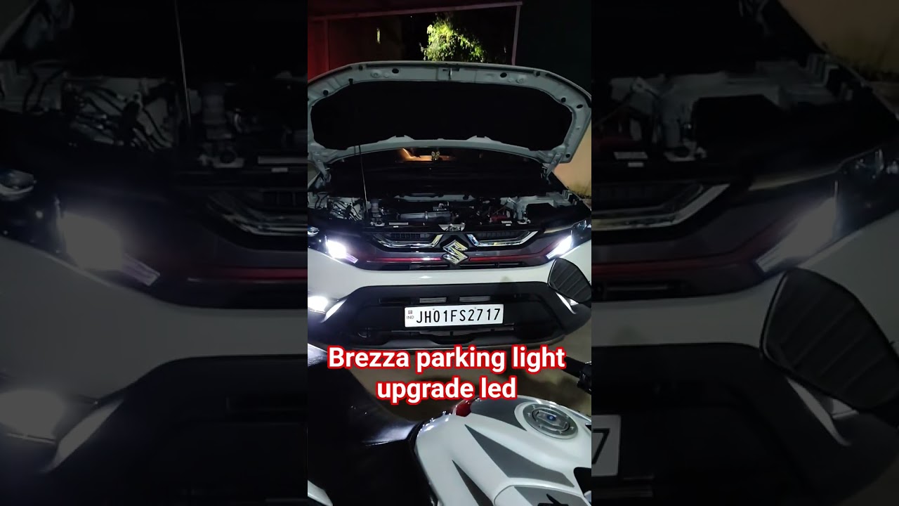 breezza parking light upgrade led.......best 🕯️🕯️🕯️ #automobile #brezza #brezza2024