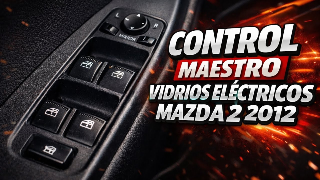 Como cambiar control maestro de mazda 2, (2012) 🕵️ 🚘 
