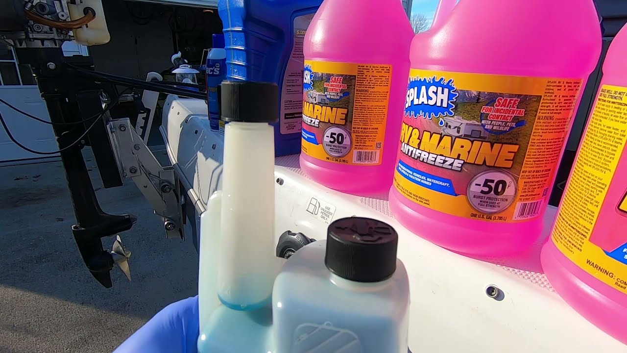 Winterizing a Boat in 1, 2, 3 Steps, Mercruiser 3.0, FnF605