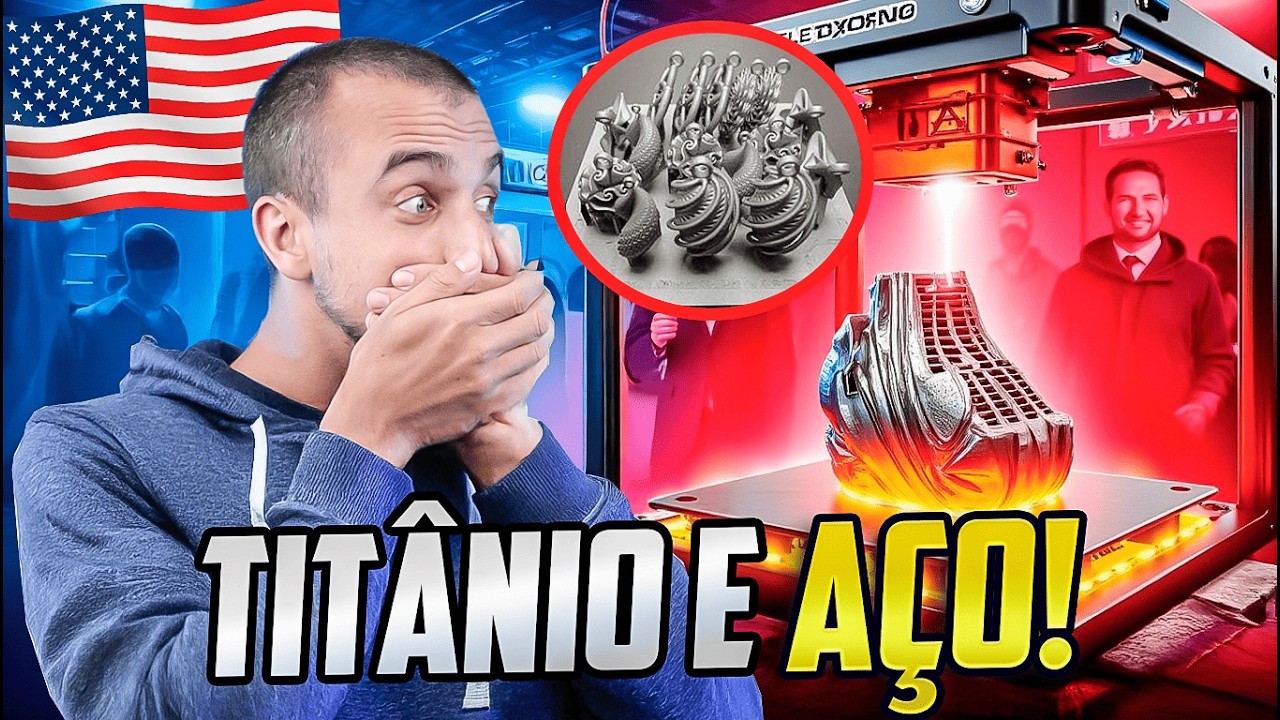 COMO FUNCIONA A IMPRESSÃO 3D DE AÇO - conheça essa tecnologia impressionante!
