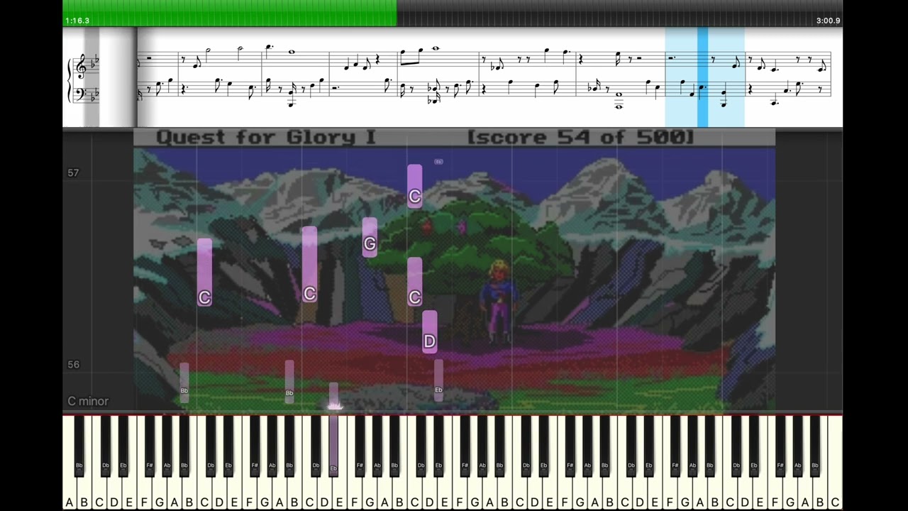 Erana's Peace - Quest for Glory [Piano Tutorial]