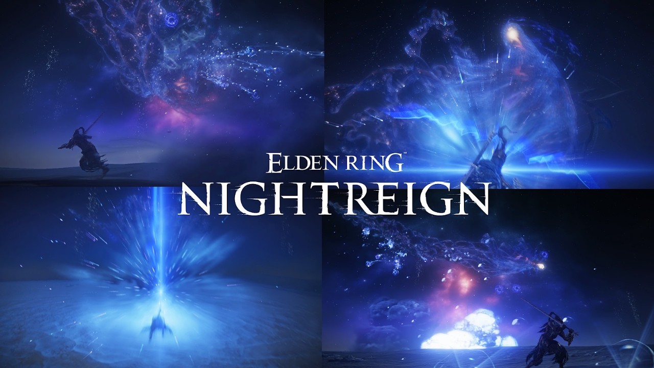 Elden Ring Night Reign, Everdark Augur (Maris Fathom of Night) 4K No. HUD