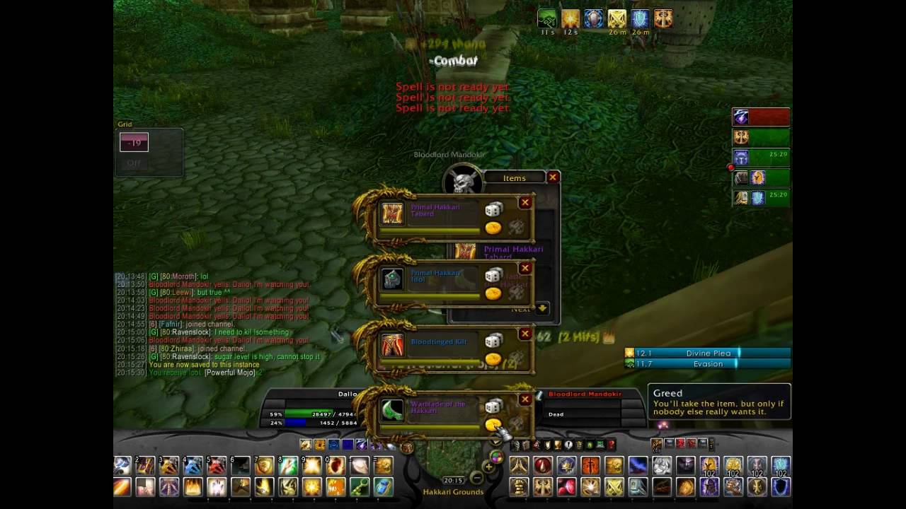 Paladin solos ZG mount bosses